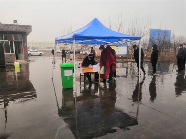 開工后防疫工作做得很到位，市相關部門領導檢查防疫工作